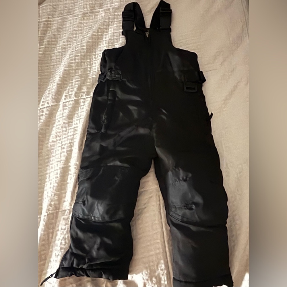 Cherokee Black Snow Bib Overalls